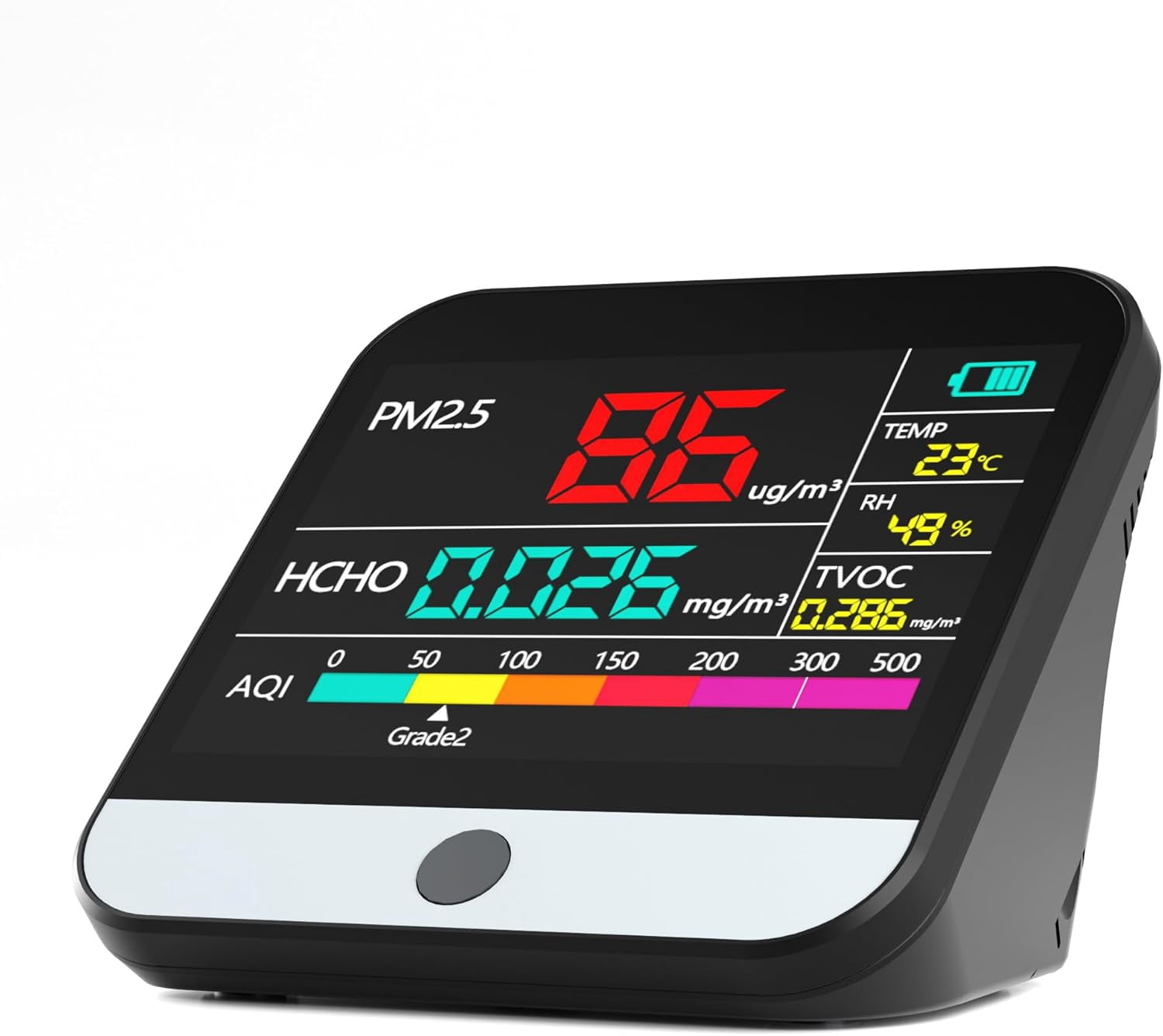 Air Quality Monitor 13-in-1, Air Monitor For Indoor, carbon dioxide temperature and humidity detector