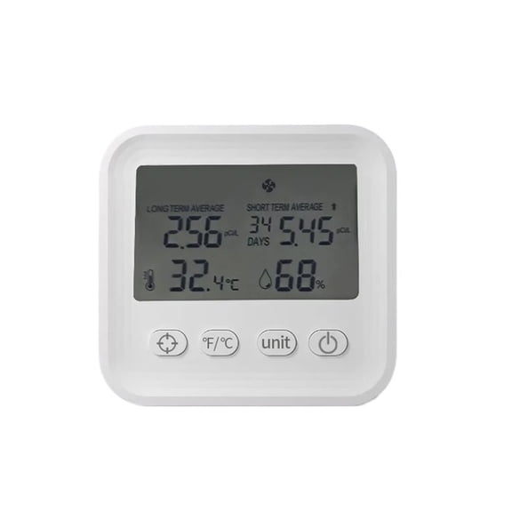 Air Quality Monitor Multifunction Temperature Humidity Sensor Monitor Radon Gas Detector