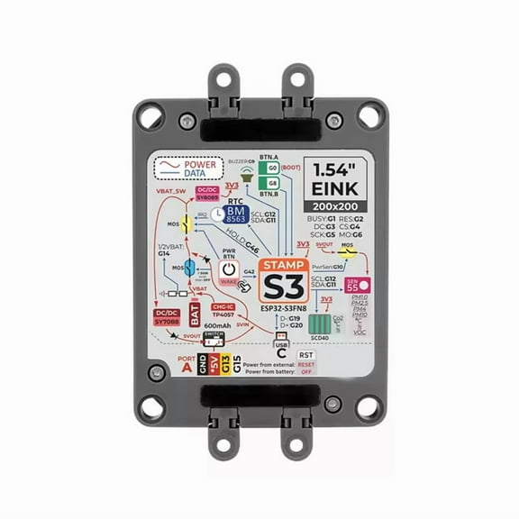 Air Quality Monitoring Sensors Kit 1.54-Inch Ink Screen with SEN55 & SCD40 for Air Detection Programmable IoT Device,1 x Air Quality