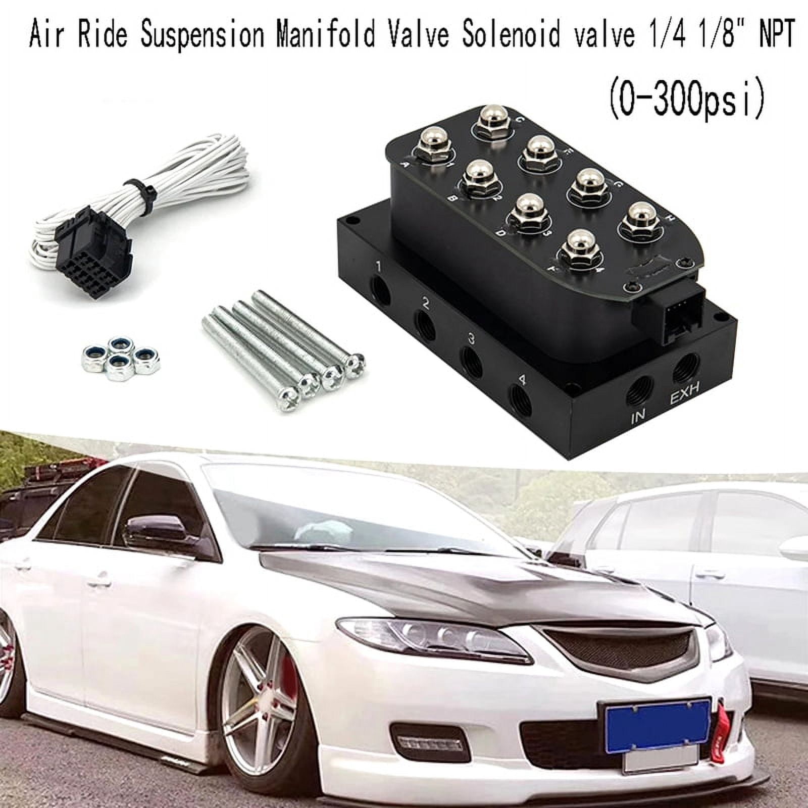 Brake Pilot Valve Air Ride Suspension Manifold Valve Solenoid Valve 1/4 1/8Inch NPT Fast ...