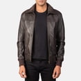 thumbnail image 1 of Air Rolf Leather Bomber Jacket, 1 of 11