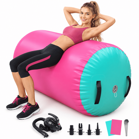Air Roller Gymnastics Inflatable Tumbling Mat