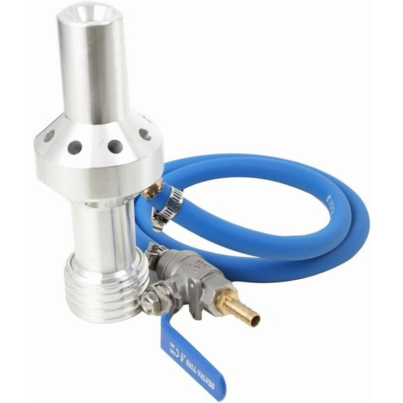 Air Sandblaster Nozzle Boron Carbide Water Sandblasting Gun Nozzle High Pressure Dustless Wet & Dry Sandblast Gun Double Inlet Wear-Resistant Sandblasting Gun Head Inner Hole 8mm