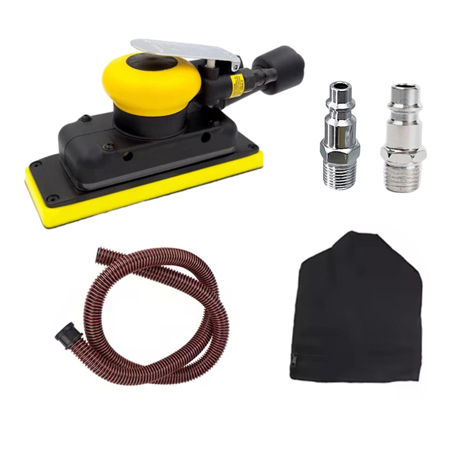Air Sander Orbital Sander Rectangular Sanding Tool Lightweight Ergonomic Design for Woodworking Metal Car Polishing