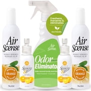 Air Scense Complete Air Care System Orange & Citrus   2 Air Fresheners, 2 Toilet Pre Sprays, 1 Odor Eliminator