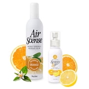 Air Scense Deodorizing Very Citrus Bundle, Orange 7oz & Citrus 2oz, 2 Count