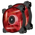 thumbnail image 1 of Air Series AF120 LED Quiet Edition High Airflow Fan Twin Pack, Red, 1 of 2
