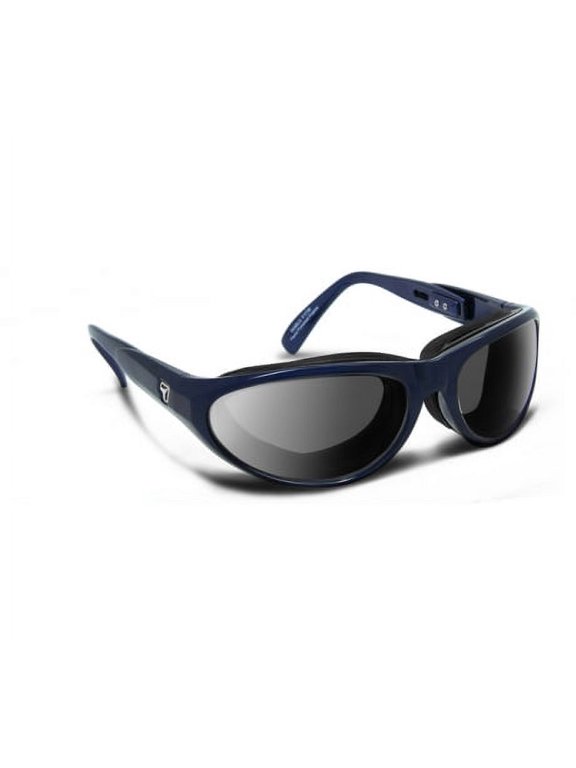DIABLO Wind Blocking Padded Foam Sunglasses for Outdoors, 100% UVA + UVB Protection,Midnight Blue/SharpView Gray Lens