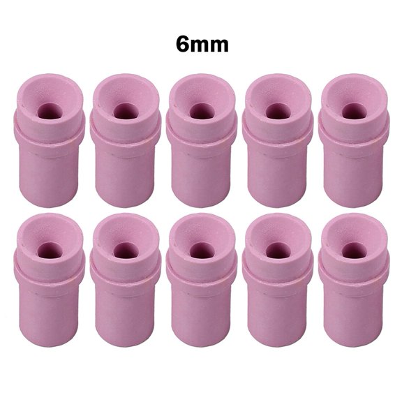 Air Siphon Sandblasting Nozzle Tips 10 Pcs Ceramic Tips For Deoxidization Of Metallurgical Casting And Industrial Use