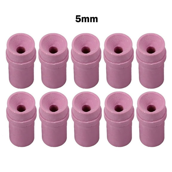 Air Siphon Sandblasting Nozzle Tips 10 Pcs Ceramic Tips For Deoxidization Of Metallurgical Casting And Industrial Use