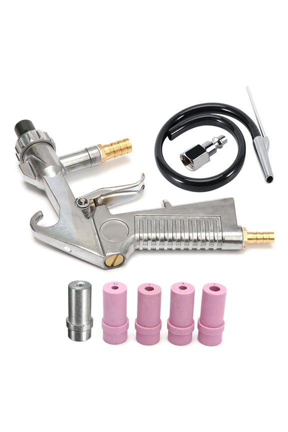 Air Siphon Sandblasting Tool Sand Blasters Kits Sand Blasting Machine with Hose and Ceramic Nozzles Easy to Use