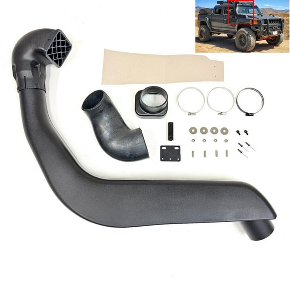 Air Snorkel Kit for 2006-2010 Hummer H3 H3T Rolling Head 3.7L I5 5.3L V8 Offroad Desert Flood Water Crossing Heavy Duty
