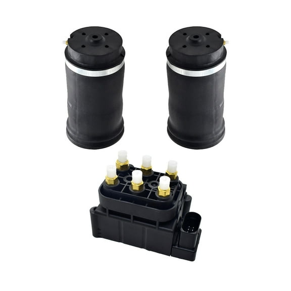 Air Solenoid Valve Block-Rear Air Suspension Spring Bag For 2016 2017 Mercedes-Benz GLE300d