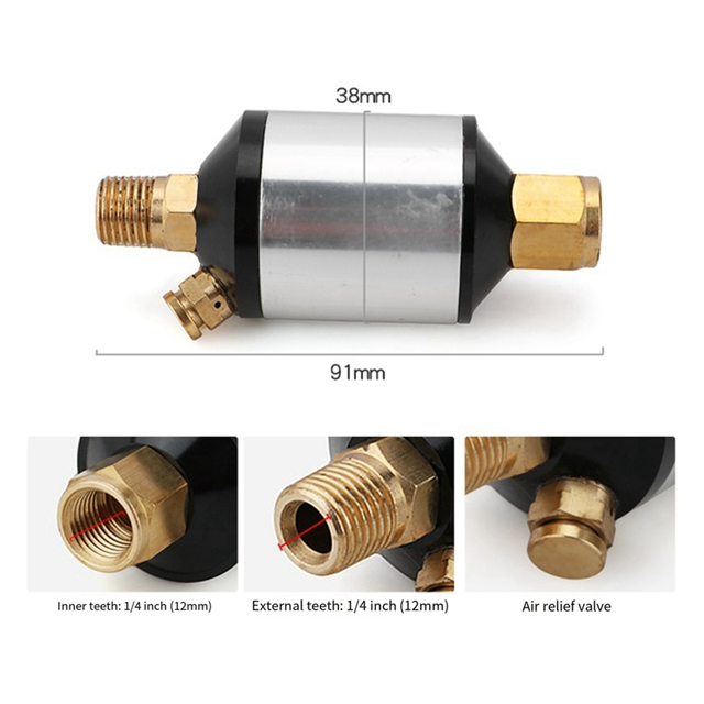 Air Source Filter Water Filter Pneumatic Tool OilWater Separator Model