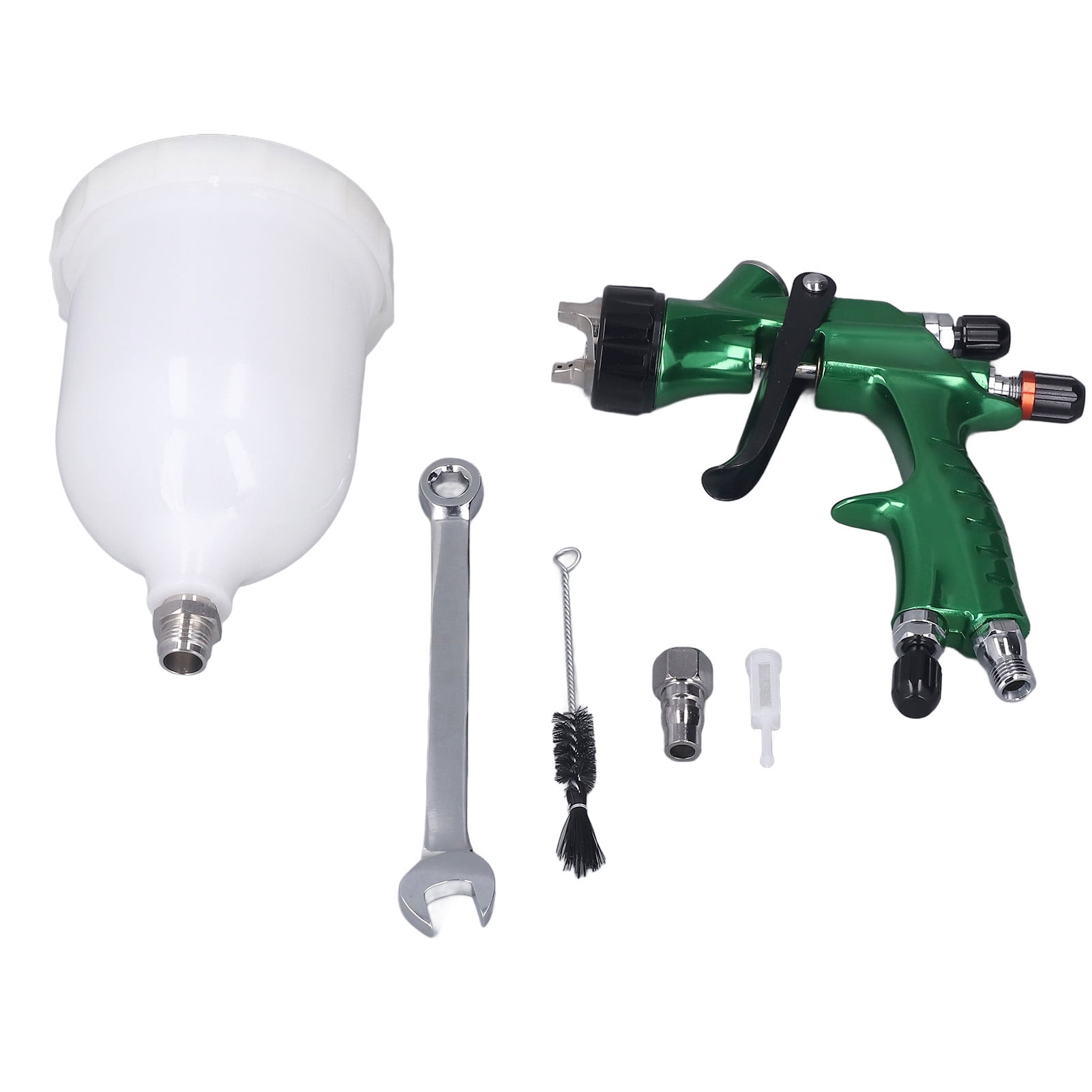 Air Spray Gun 11 Holes Atomizing Cap Uniform Sector Atomization