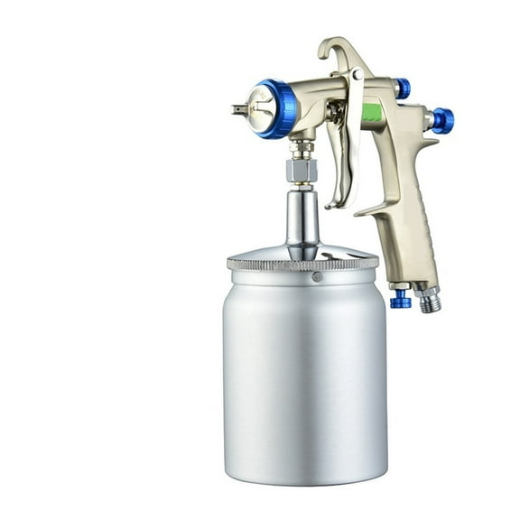 Air Spray Gun Hand Manual Spray Gun 1.0/1.3/1.5/1.8mm Paint Sprayer 400CC Plastic Tank For Car Painting ,Easy to Clean