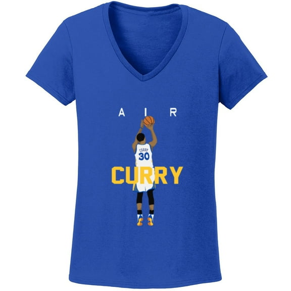 Air Steph Curry 3 Pointer LADIES V-NECK Shirt T-Shirt