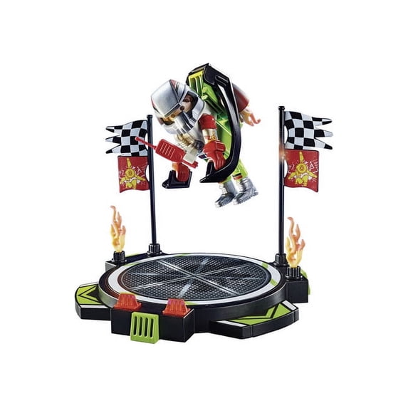 Air Stunt Show Stuntman with Jetpack