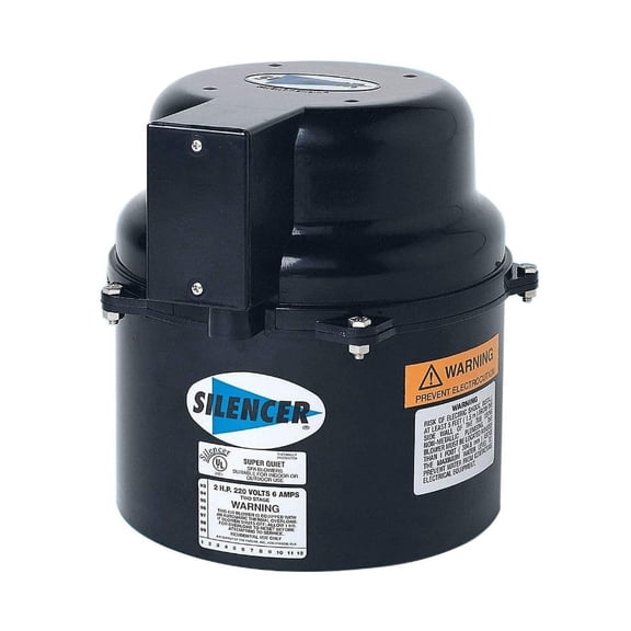 Air Supply 6310220F 1 HP 240 Volt 2.4 Amp Silencer Portable Pool Spa Air Blower