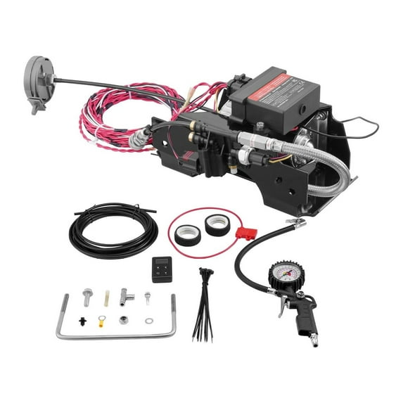 Air Suspension Compressor Kit 12V 100PSI Wireless, On Board Air Ride System with Controller, Adjustable Air Springs for Trucks, SUVs, Cars - Smooth Ride