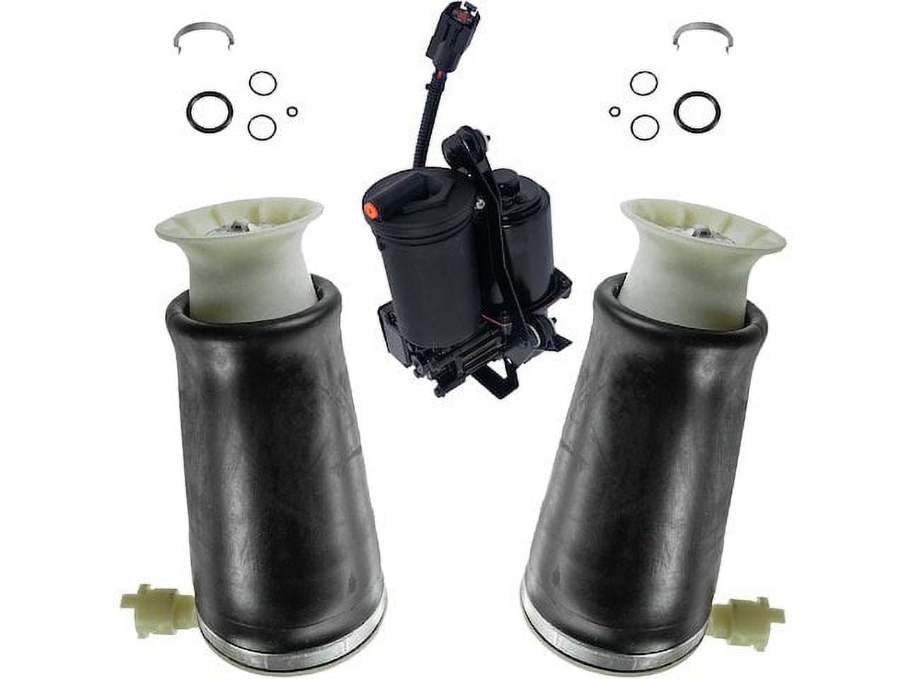 Air Suspension Compressor and Spring Kit 3 Piece - Compatible with 1990