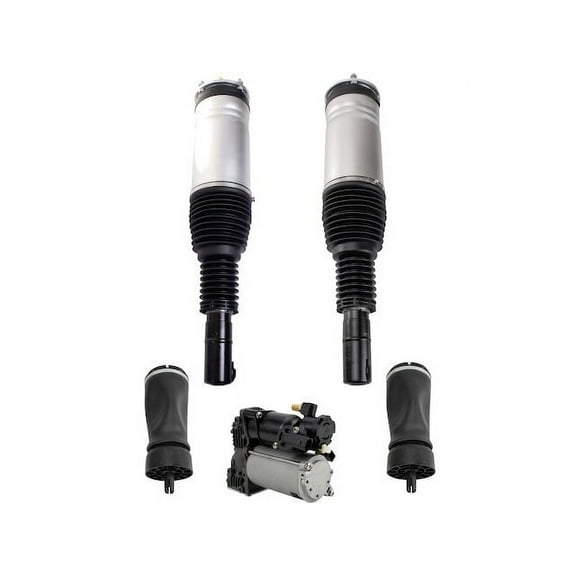 Air Suspension Compressor Strut Spring Kit 5 Piece - Compatible with 2014 - 2021 Land Rover Range Rover 2015 2016 2017 2018 2019 2020