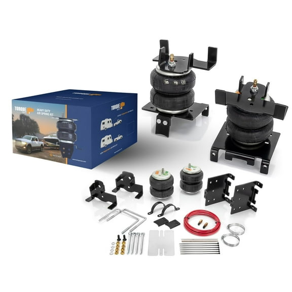 TORQUE Airbag Air Bag Suspension Kit Compatible with 2004-2008 Ford F150 (Not FX 2) 2WD 4WD Rear Helper Bag Spring Towing 5000 lbs (Replaces Firestone Ride Rite 2350) (TR2350)