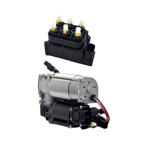 Air Suspension Solenoid Valve Block-Air Suspension Compressor Pump For 2012-2014 Mercedes-Benz CLS63 AMG