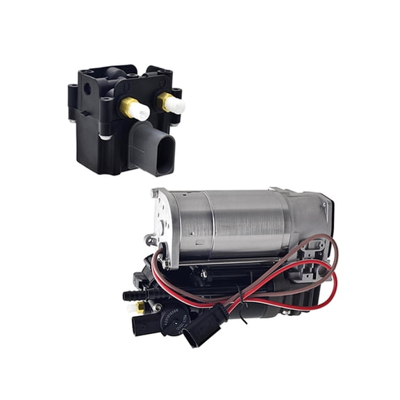 Air Suspension Solenoid Valve Block-Air Suspension Compressor Pump For 2013-2015 BMW Activehybrid 7