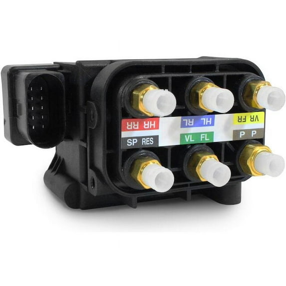 Air Suspension Solenoid Valve Unit - Compatible with 2012 - 2013 Mercedes-Benz ML63 AMG