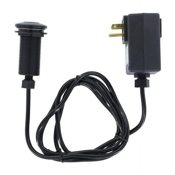 Air Switch Button & Trim, Matte Black