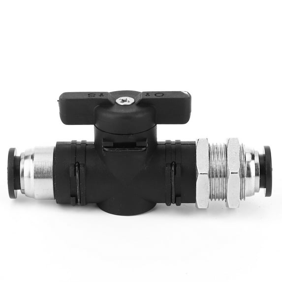 Air Switch Quick Connect 8mm Pneumatic Push Joint Connector Hand Valve, Air Valve Switch Tube Fitting for Efficient Air Flow Control