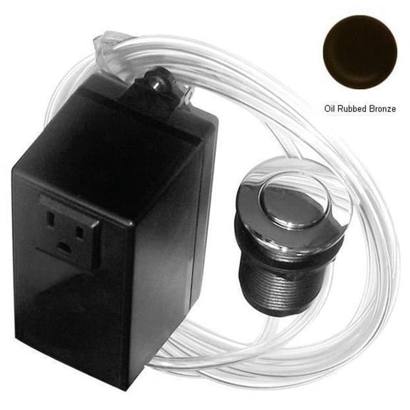 Air Switch and Single Outlet Control Box - Oil Rubbed Bronze