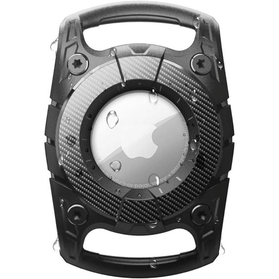 Air Tag Dog Collar Holder, IP68 Waterproof Airtag Holder,Airtag Dog Collar Holder,Hard TPU Full Protection,Airtag Case for Cat Dog Pet Collar,Bag,Luggage,Compatible Apple Air tag