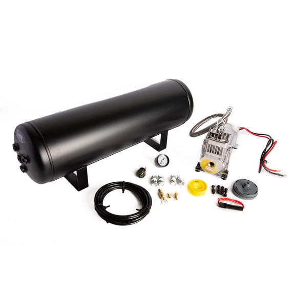 Air Tank & Compressor 1.5G 150 PSI Kit for Train Horns Cars/Trucks Viking Horns