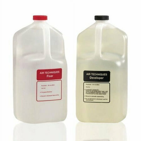 Air Techniques 40270 AT-2000 Pre-Mixed Developer & Fixer Set 2 Gallons 2x2 Case