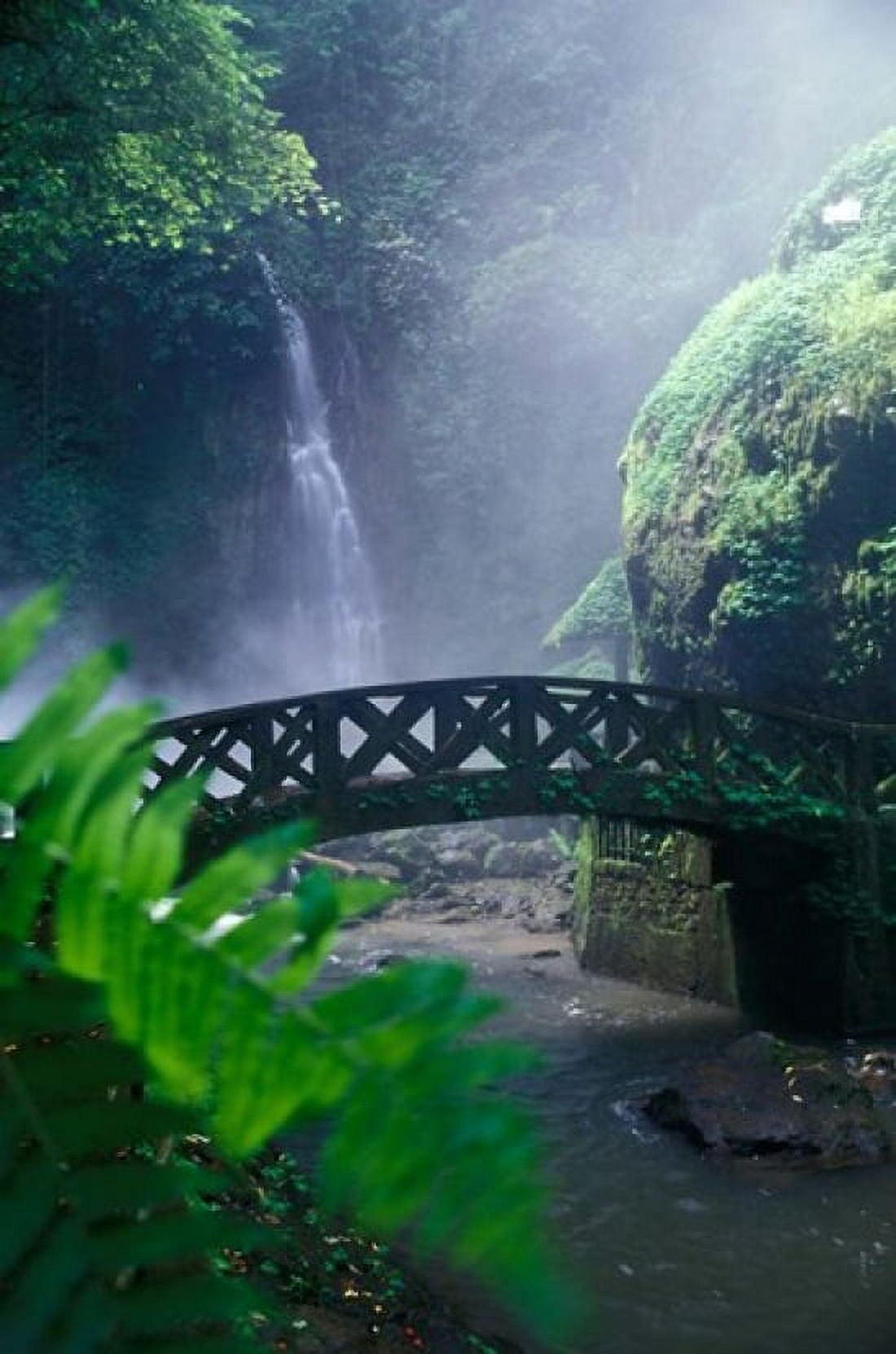 Air Teriun Kali Waterfall North Sulawesi Indonesia Canvas Art - Michele Westmorland DanitaDelimont (18 x 27)