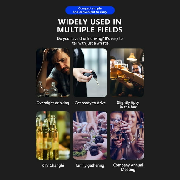 Air Tester,Tester Portable Support Voice Breath Usb Voice Alarm Usb Reable Support Tester Tester Air Tester Breath Portable Voice Support Function Air Cousopo Tester Handheld