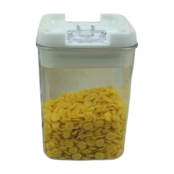 Air Tight Snap Lock Food Storage Container Set for Kitchen Organization Canister with Secure Seal 6 Piece Capacity Pack for Dry and Pantry Use