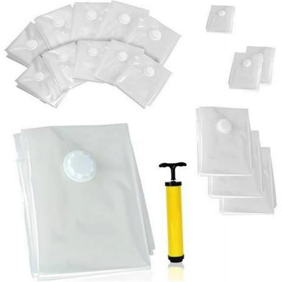 Air Tight Space Vacuum Storage Bags Bundle - 15 Bags