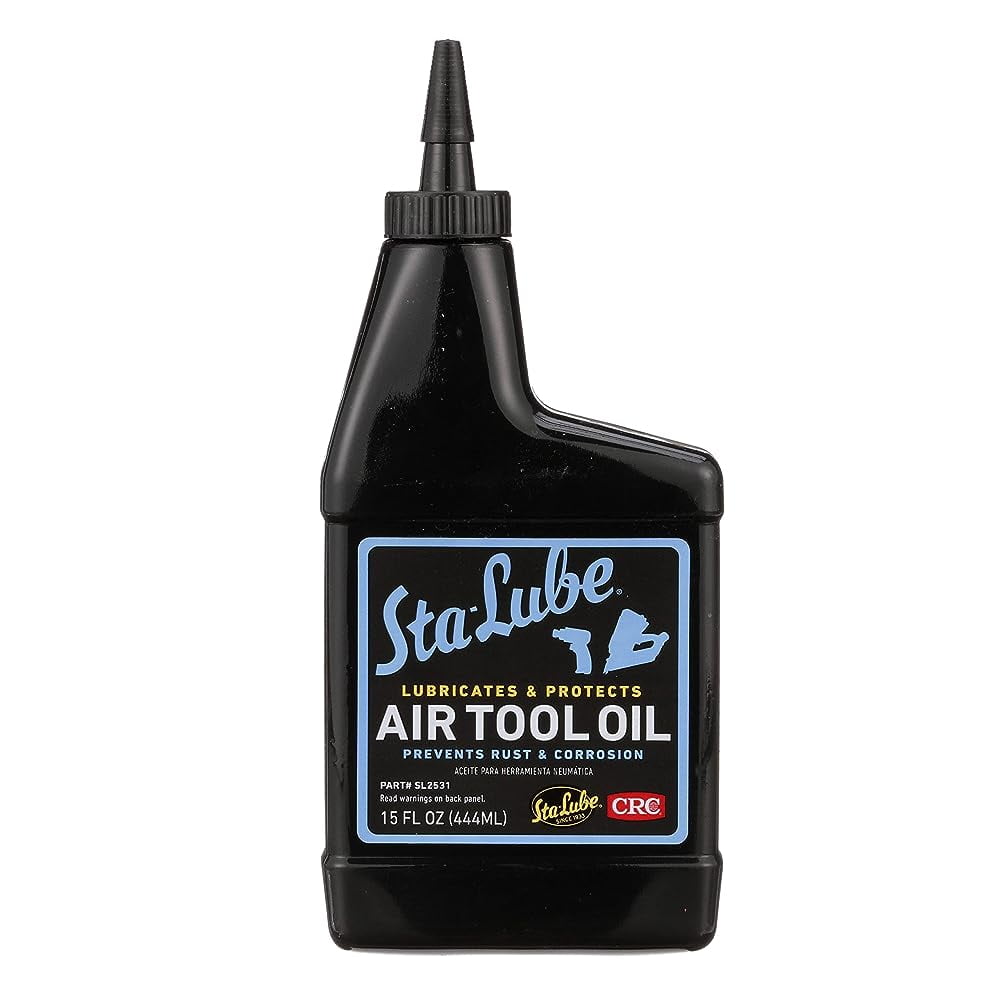 Air Tool Oil SL2531 15 Fl Oz, AntiCorrosive Lubricant For Pneumatic Equipment & Tools