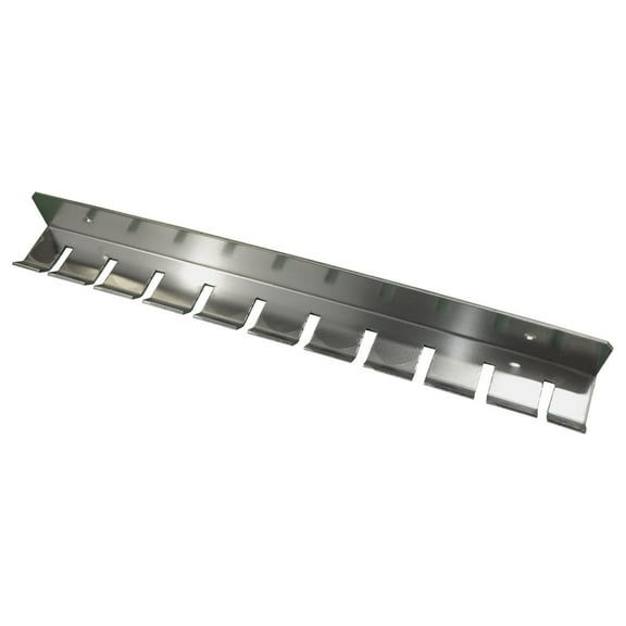 Air Tool Rack Organizer - 8 Slot Aluminum Air Tool Holder for Garage, Trailer, Shop - Pneumatic Tool Storage - Wall Mount Air Tool Rack - 1100102 silver