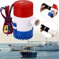 thumbnail image 1 of Air Tools,Automatic 12V Bilge Pump with Float Switch - 1100 GPH Marine/RV/Submersible Water Pump for Boat, Pool, Basement, and Sump Drainage, 1 of 6