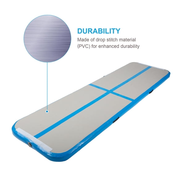 Air Track Inflatable Tumbling Home Gymnastics Tumbling Mat w/Electric Air Pump