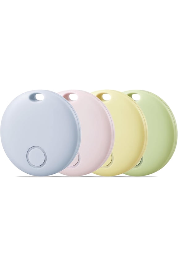 Air Tracker-4 Pack Smart Tag, Luggage Tracker Works with Find My (iOS Only), Item Finder for Key, Backpack, Wallet, IP67 Waterproof