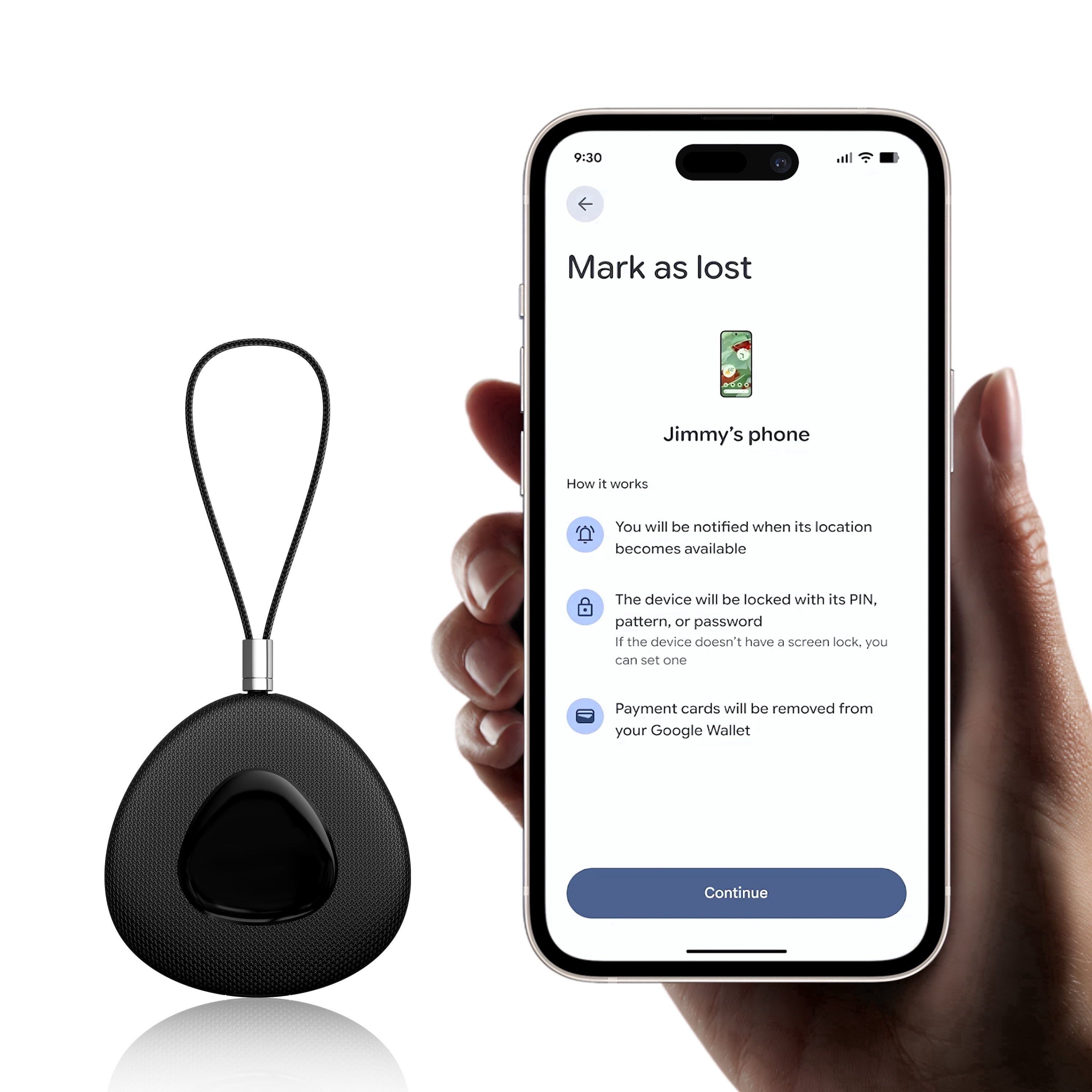 STA, Smart Tracker, Key Finder, Works with Apple Find My, Black ...
