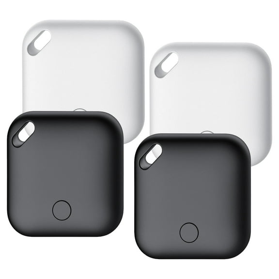 Air Tracker, Bluetooth Tracker Tag-4Pack, Key Finder Works with Find My App (iOS Only), Smart Tag for Keys/Wallets/Luggage Worldwide Tracking, Replaceable Battery, IP67 Waterproof, FCC Approved