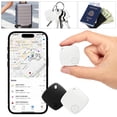 thumbnail image 1 of Air Tracker Tag 2Pack,Smart Wallet Tracker with Apple Find My(iOS Only),IP67 Waterproof,Standby for One Year,Item Locator Keys/Wallets/Bags,White, 1 of 9