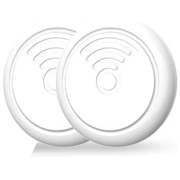Air Tracker Tags-2 Pack, Tracker Tag Works with Apple Find My (iOS Only), Smart Bluetooth Tracker and Item Locator for Key, Luggage,Backpack,Wallet and More[Apple MFi Certified]