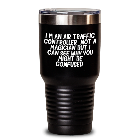 Air Traffic Controller Gifts from Friends, Funny Tumbler for Air Traffic Controller, Perfect Father's Day Unique Gifts for Men